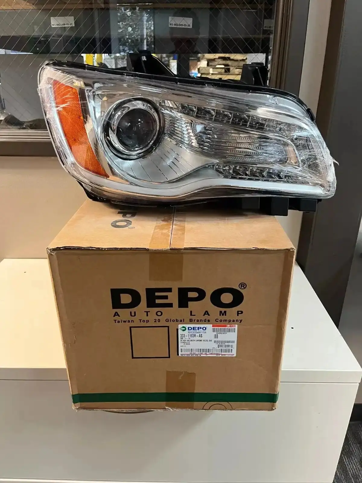 New Depo 2011-2013 Chrysler 300 Passenger Side Head Light - 333-1193R-As 1