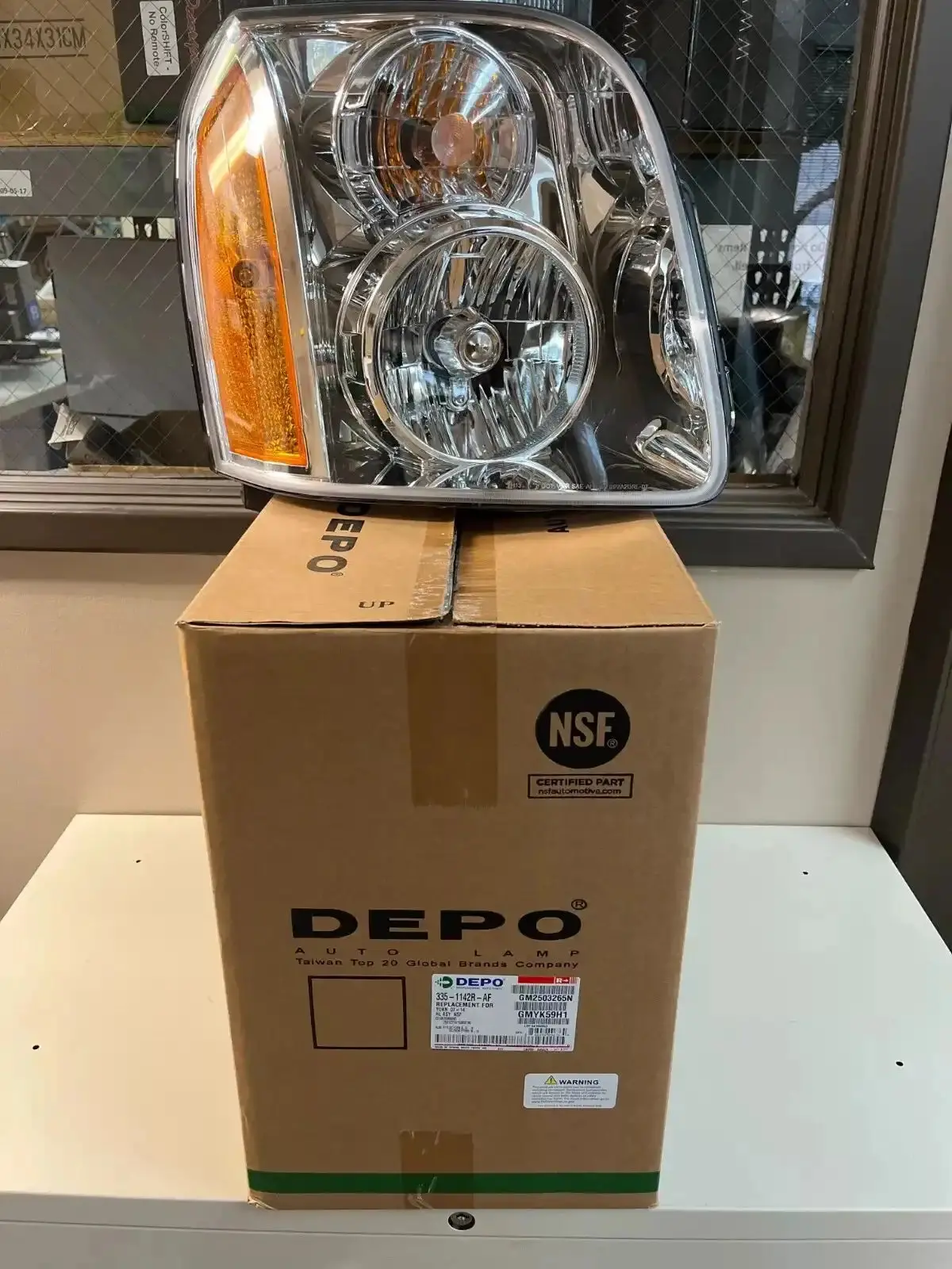 New Depo 2007-2014 Gmc Yukon Head Light Passenger Side - 335-1142R-Af 1