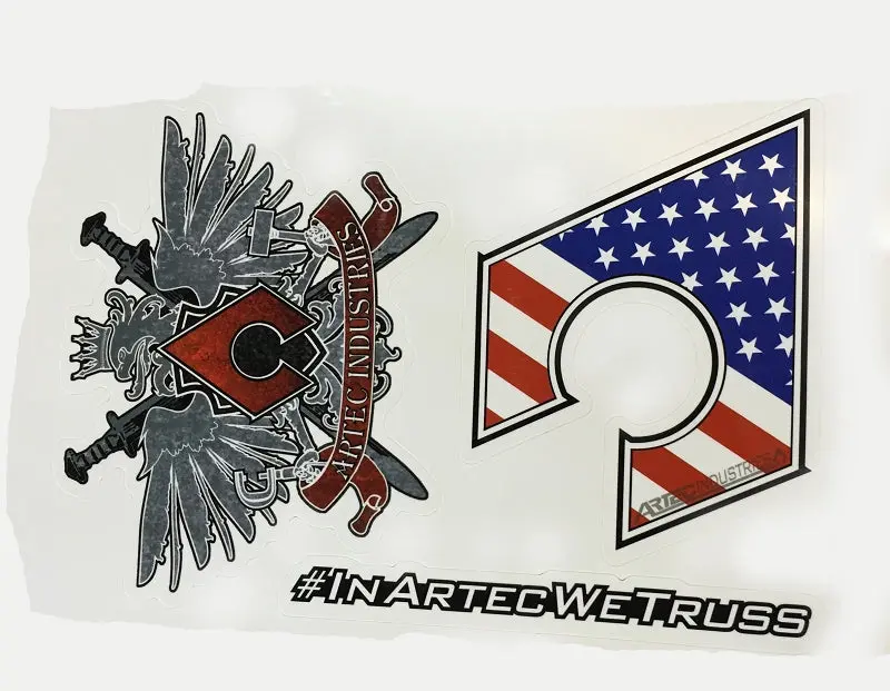 Artec Industries Sticker Sheet 1