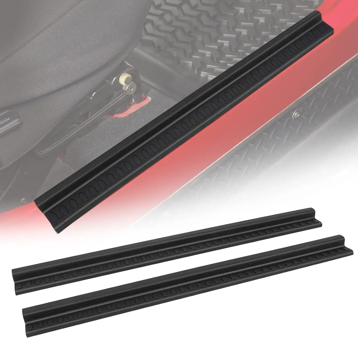 Jeep Door Sill Guards Kit For Wrangler 1997-2006 Tj 2-Door 1