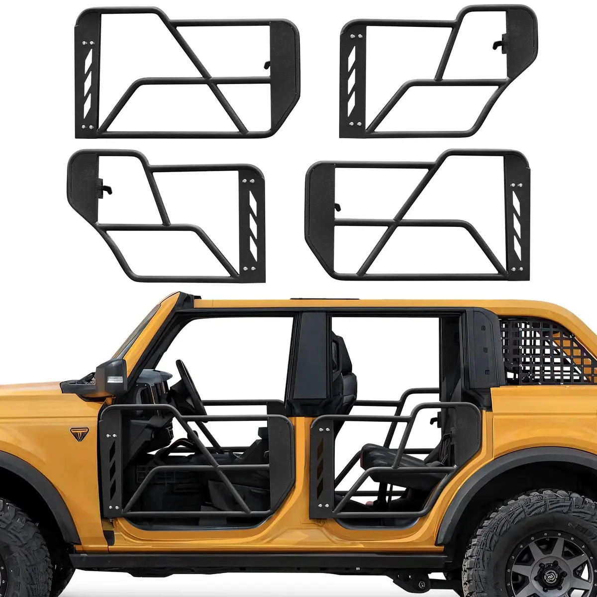 Suparee Ford Tube Door Bronco Half  Doors For 2021-2023 Bronco 4-Door 1