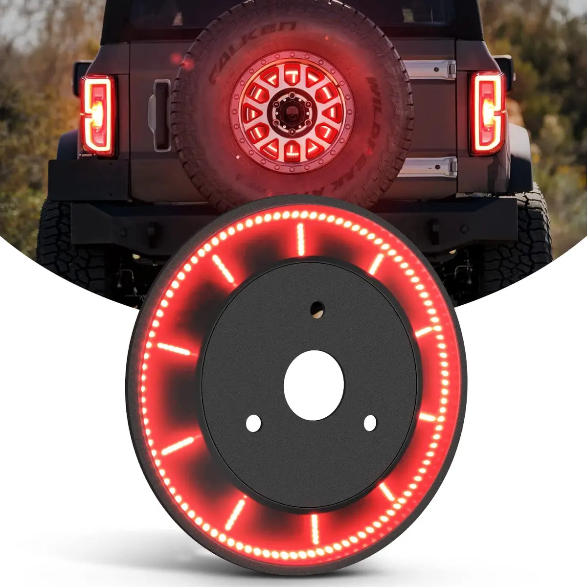 Ford Bronco Spare Tire Light T- Style With Plug-N-Play For 2021 2022 2023 1