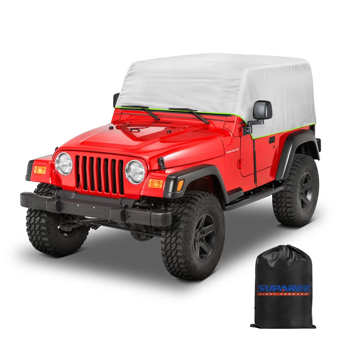Suparee Jeep Cab Cover Custom-Fit For 1976-2006 Wrangler Yj Tj 2 Door 1