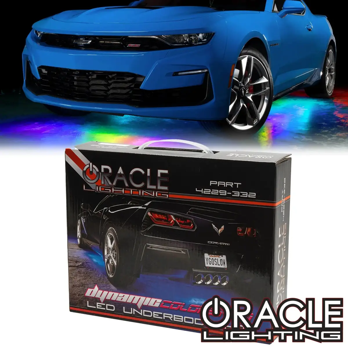 Universal Led Underglow Kit | Dynamic Colorshift App Control | Oracle Lighting 1