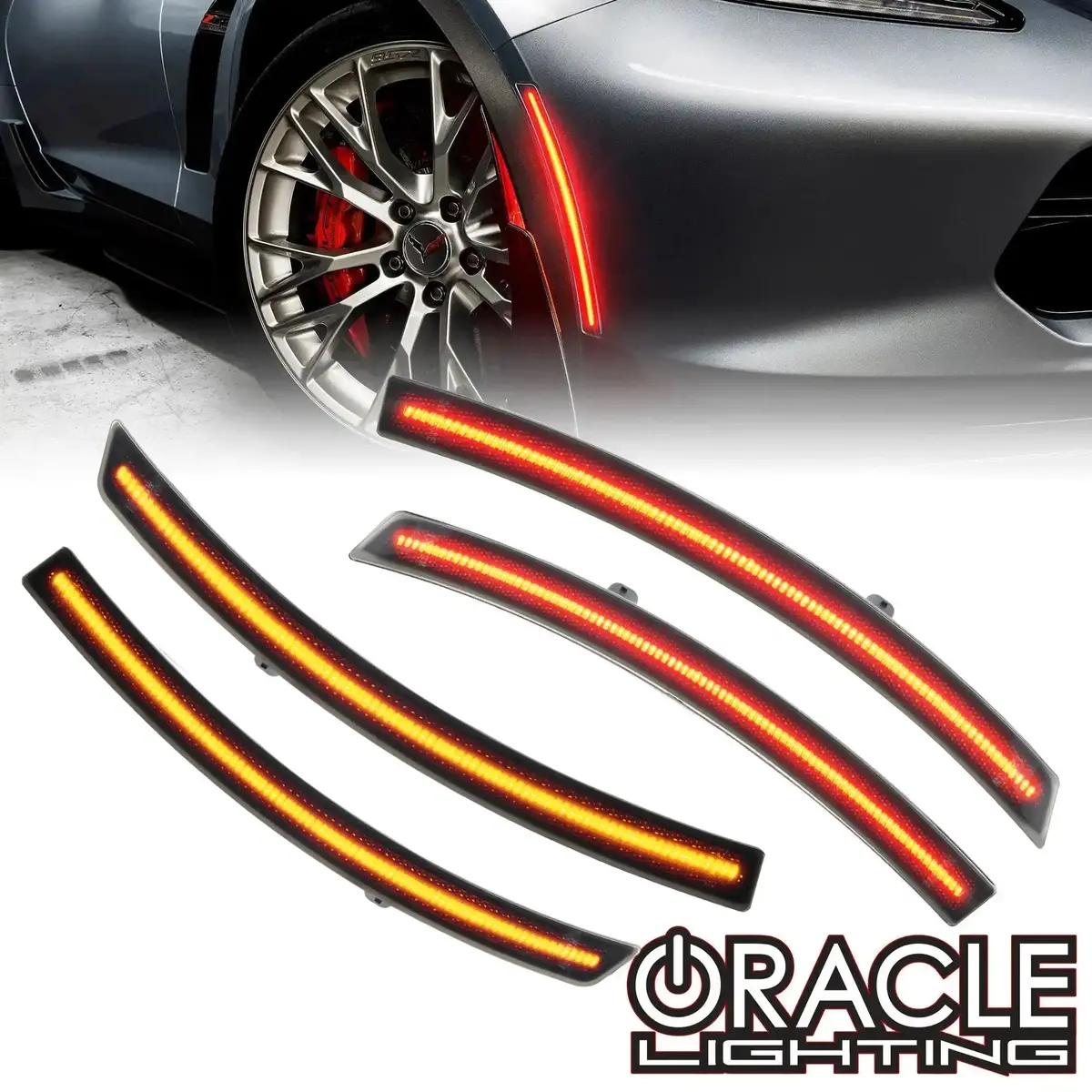 2014-2019 Chevrolet C7 Corvette Led Sidemarker Set - Plug & Play | Bridgelux Smd 1