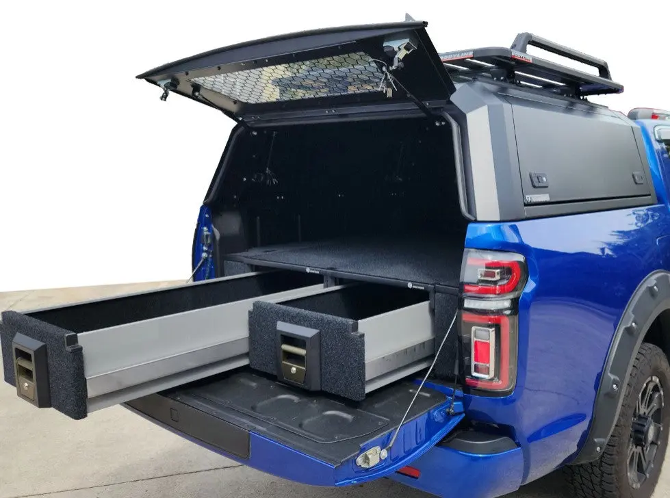 Holden Colorado 2015-2020 Ultimate Tradie Pack (Canopy, Drawers, Rack) 1