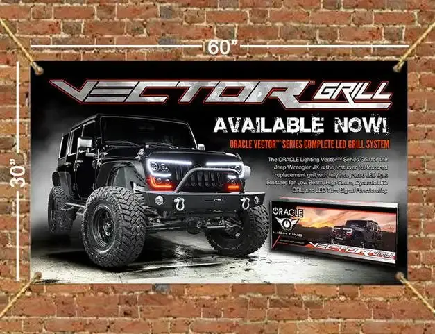 Oracle Vector Grill 60” X 30” Banner 1