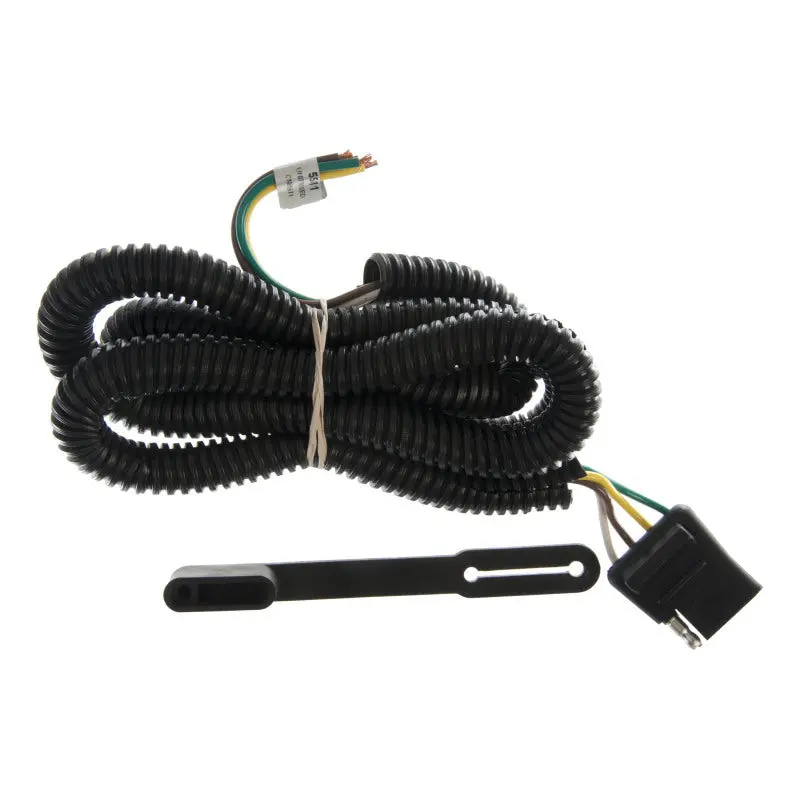 Curt 95-05 Gmc Safari Custom Wiring Harness (4-Way Flat Output) 1