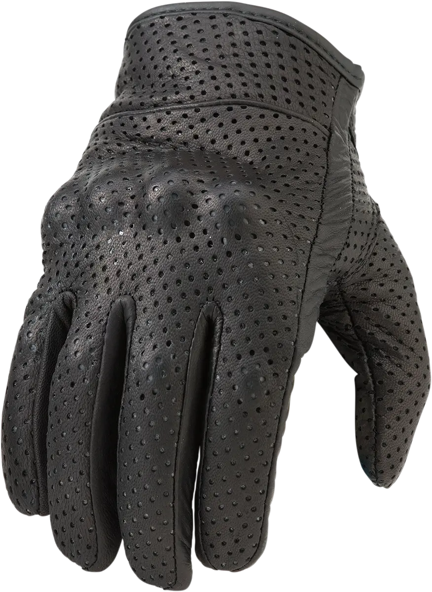 Z1R 270 Perforated Motorcycle Gloves – Black, Large (Model 3301-2602) 1