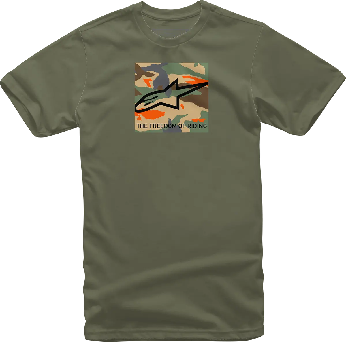 Alpinestars Free Camo Graphic T-Shirt – Military Style, Large (Style #1232-72220-690L) 1