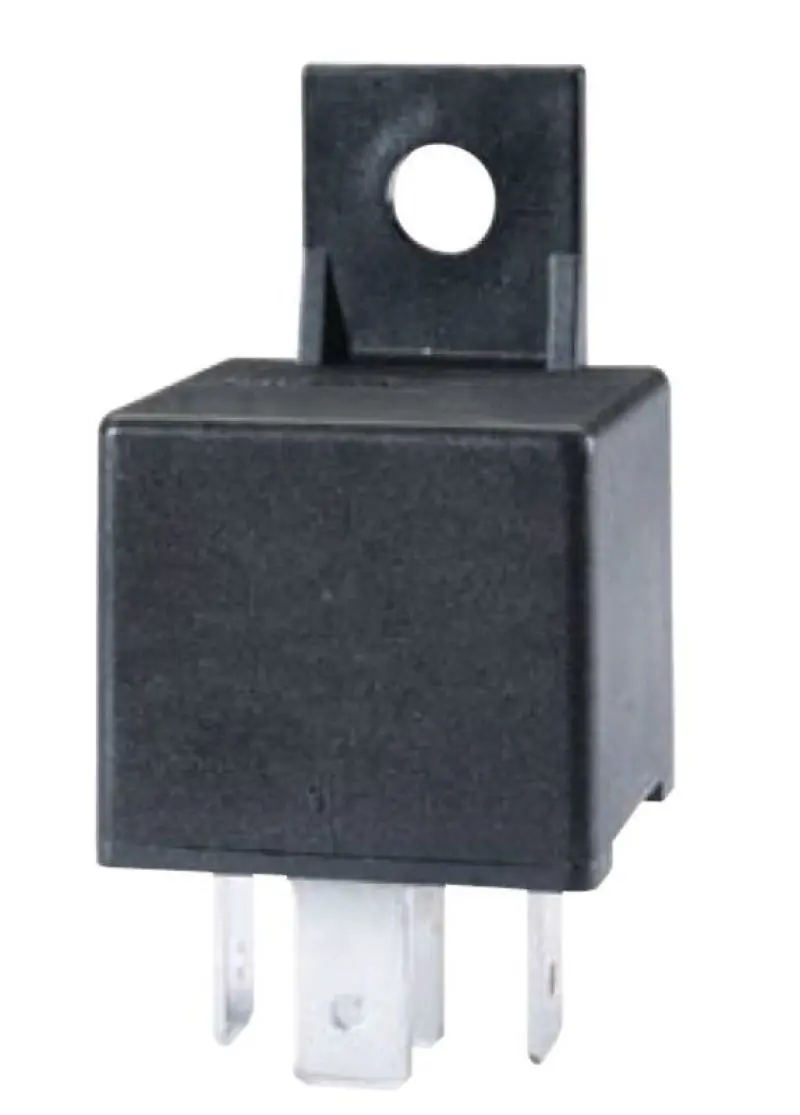 Hella Mini Iso 5-Pin Spst Relay – 12V Dc, D87/Dio Terminal Configuration, Black Housing 1