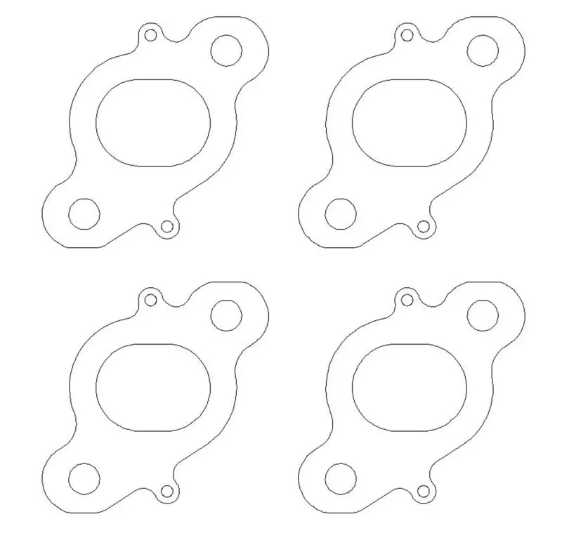 Cometic Nissan Ca18 Det .030 Inch Dohc Exhaust Gasket (4 Pcs Per Kit) 1
