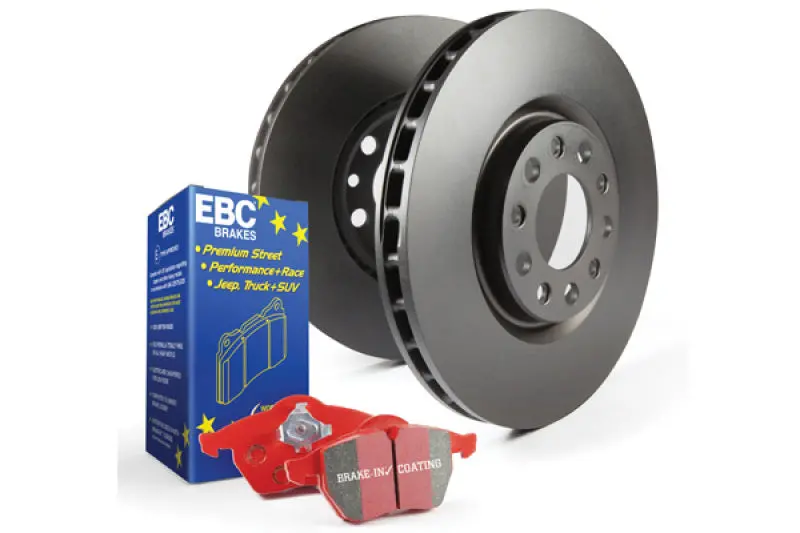 Stage 12 High-Performance Brake Package: Ebc Redstuff Pads + Rk Drilled & Slotted Rotors 1