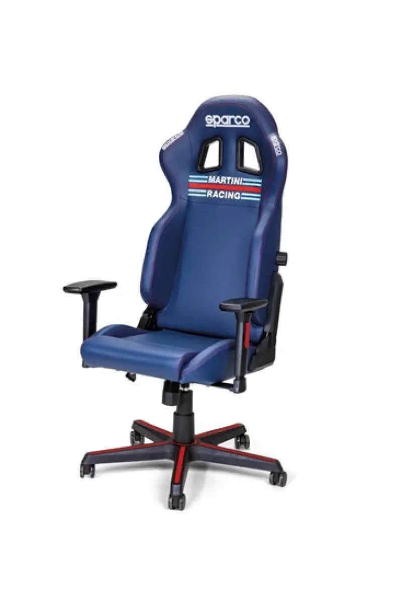 Sparco Icon Martini-Racing Office Chair – Ergonomic Racing-Themed Executive Seat 1