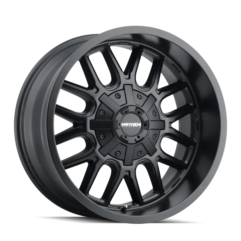 Mayhem Cogent 22X10 Matte Black Wheel – 8X165.1 Bolt Pattern, -19Mm Offset, 130.8Mm Hub Bore 1