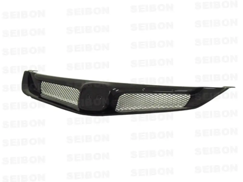 Seibon 06-10 Honda Civic 4Dr Jdm / Acura Csx Mg-Style Carbon Fiber Grill 1