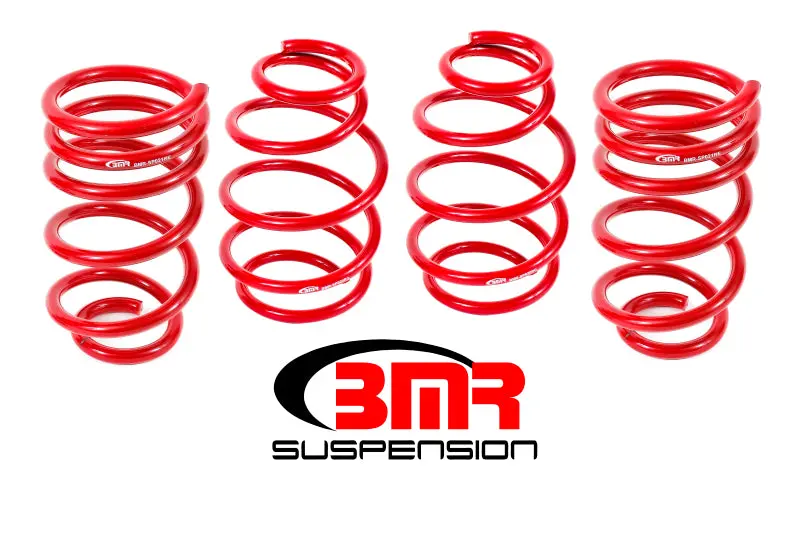 Bmr Lowering Spring Kit For 2010–2015 Fifth-Gen Camaro V8 – Set Of 4, Red Finish 1