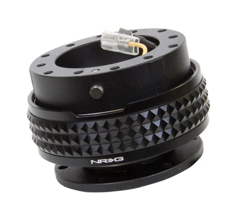 Nrg Quick Release Steering Wheel Hub Kit – Pyramid Edition With Black Housing And Ring 1